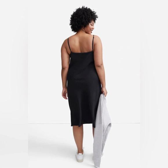 MATE the Label Linen Mini Slip Dress in Black 100% Linen - Picture 11 of 11